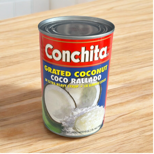 Coco Rallado en Almibar 17oz Conchita