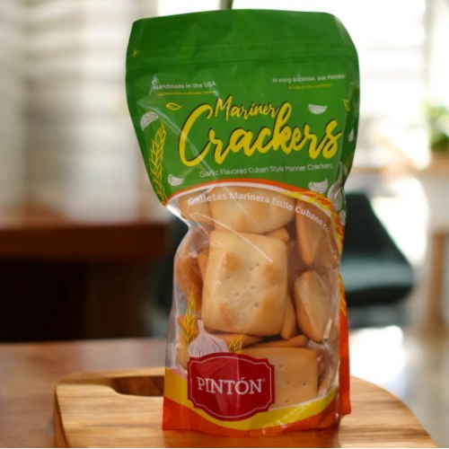 Galletas marinas con Sabor a ajo Pinton