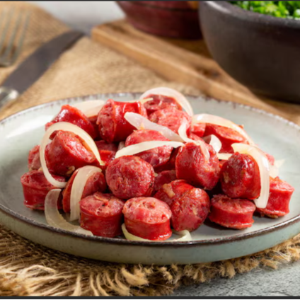 Chorizo Refrito con Cebolla