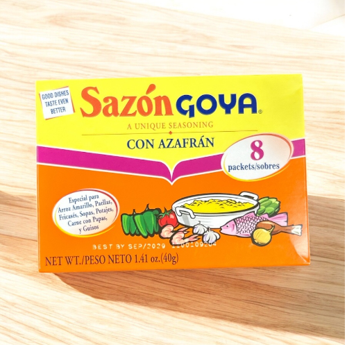 Sazón Goya con Azafrán 8/1.4 oz
