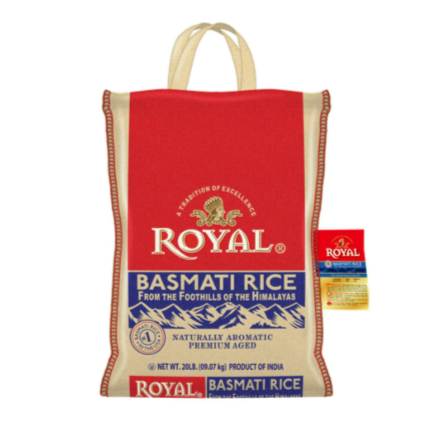 20Lb Arroz Royal Basmati