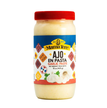 Mama Tere RD Pasta de Ajo pet 12/15oz