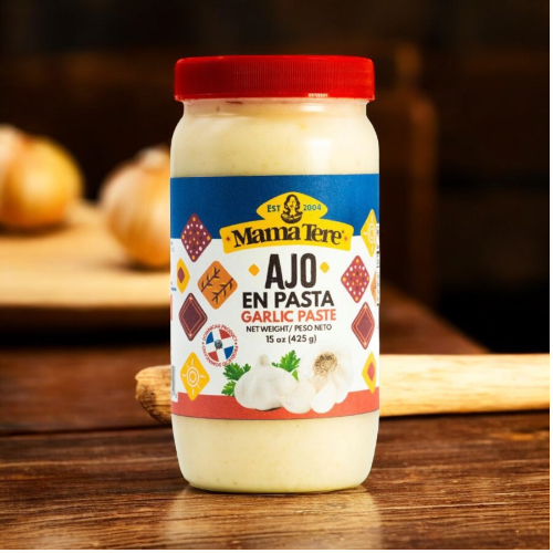 Mama Tere RD Pasta de Ajo pet 12/15oz