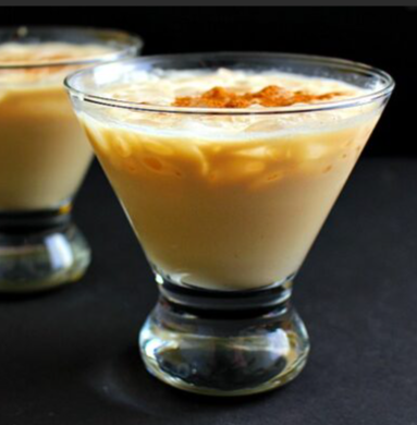 Natilla de vainilla con caramelo