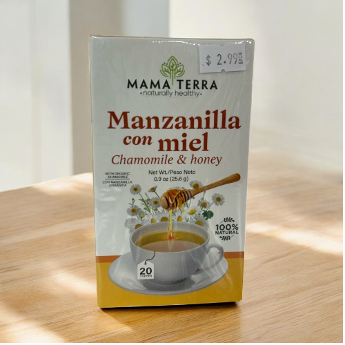 Te de Manzanilla con miel Mama Terra