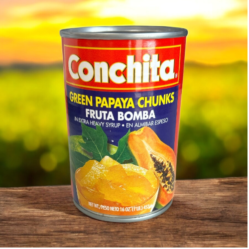Trozos de Papaya en Almibar 16oz Conchita