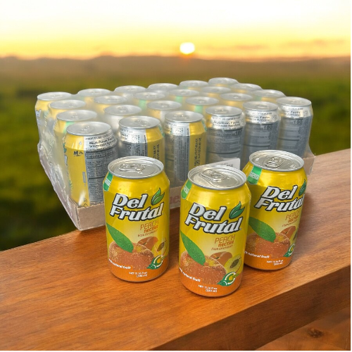 Caja del frutal nectar de Melocoton