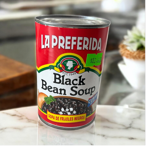 Frijol negro Sopa (La Preferida)