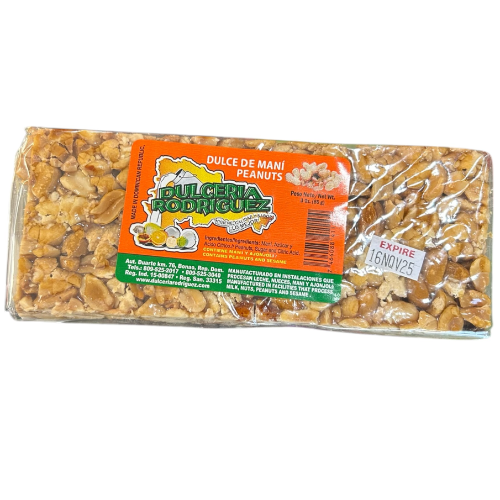 Barra de Mani en Grano Rodriguez