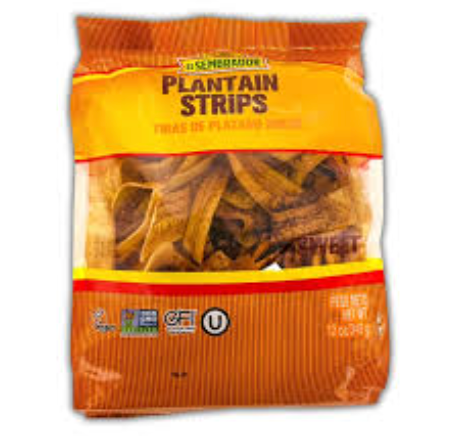 Tiras de Platano Dulce. El Sembrador