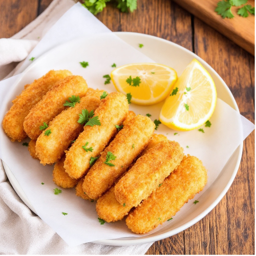 Croqueta de masa de pescado