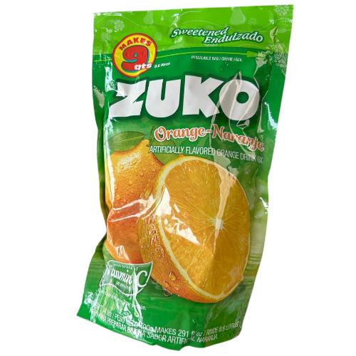 Zuko Naranja 14.1oz – Refresco en Polvo