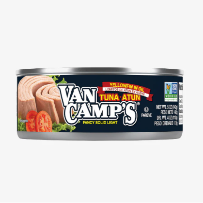 Atún Van Camp's Aleta Amarilla en Aceite 4/3oz