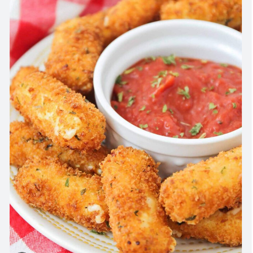 Queso empanizado