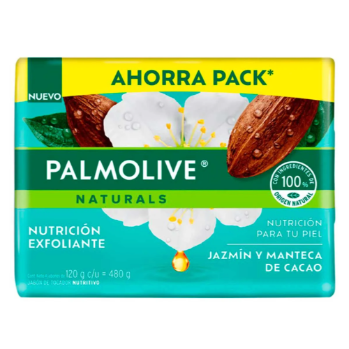 Jabon Palmolive Bar Jazmin Cacao 4 Pack